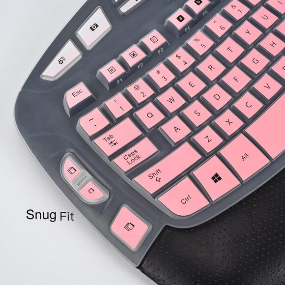 Keyboard Cover for Logitech K350 MK550 MK570 Wireless Wave Keyboard, Ultra Thin - Picture 2 of 6